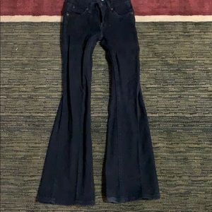 black bootcut jeans